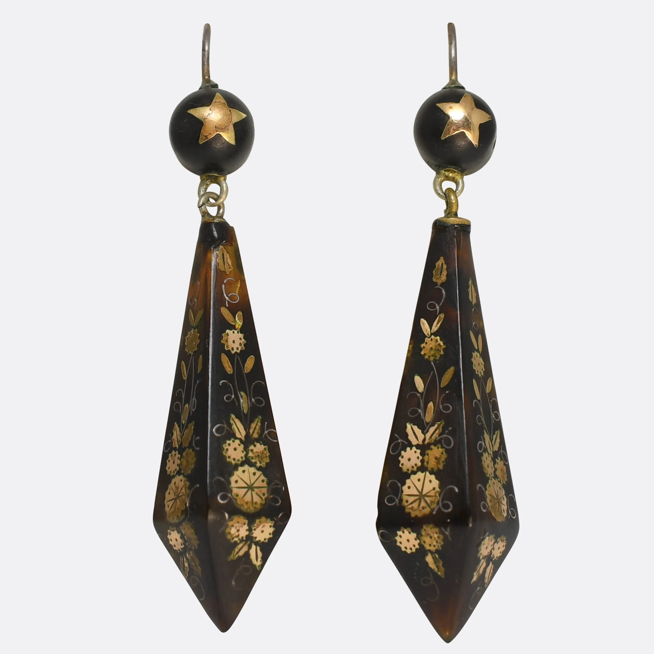 Victorian Pique Drop Earrings