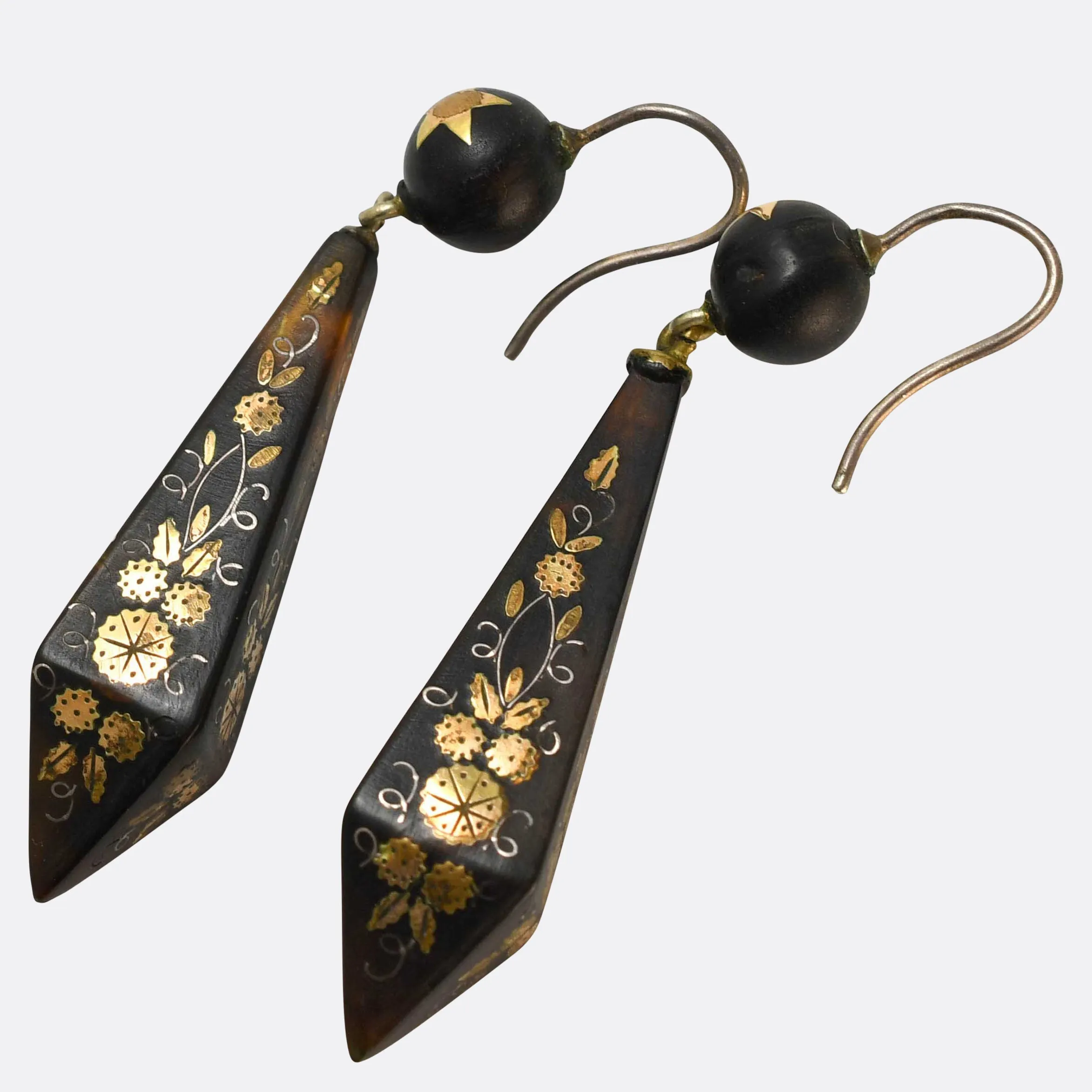 Victorian Pique Drop Earrings