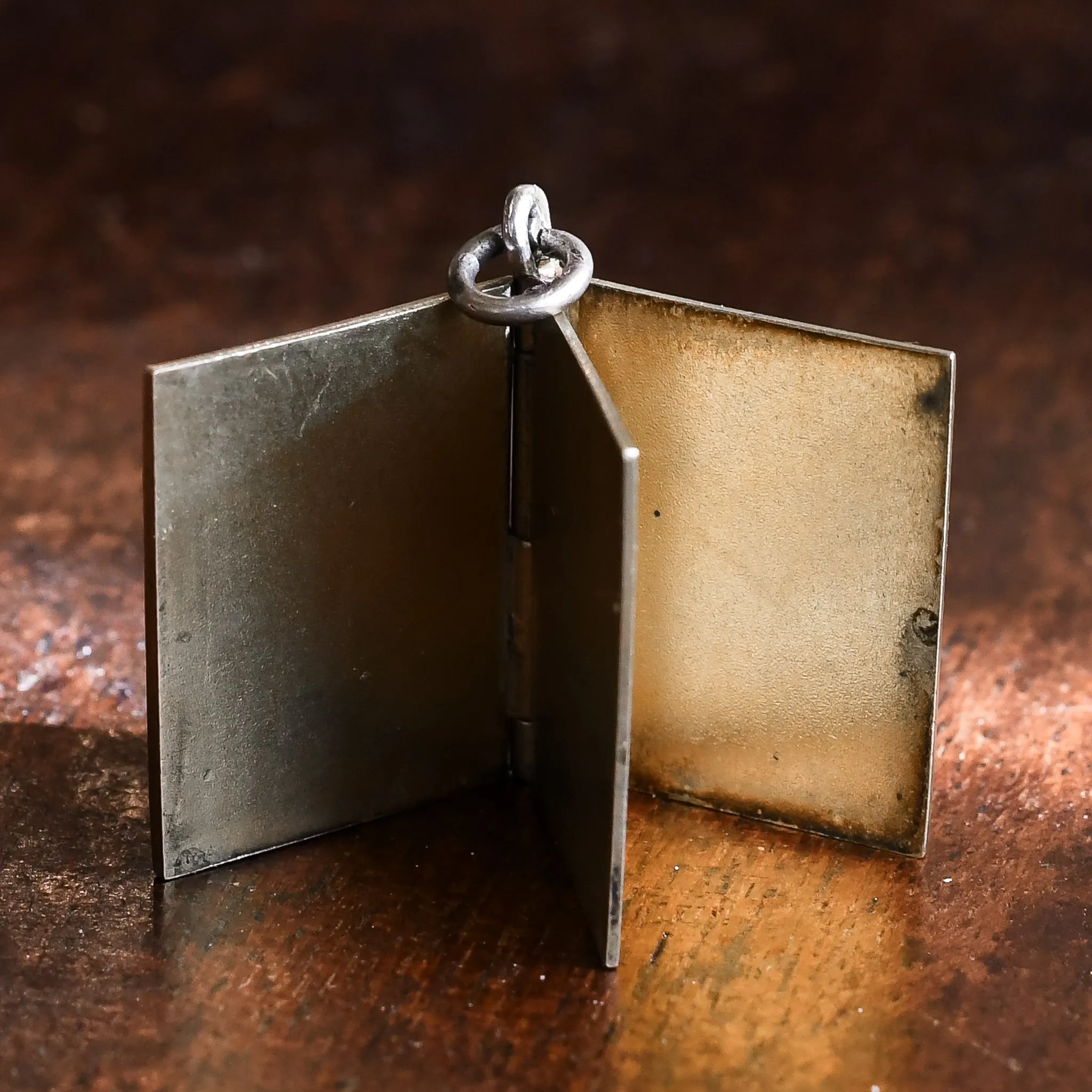 Victorian "Language of Flowers" Book Locket Charm