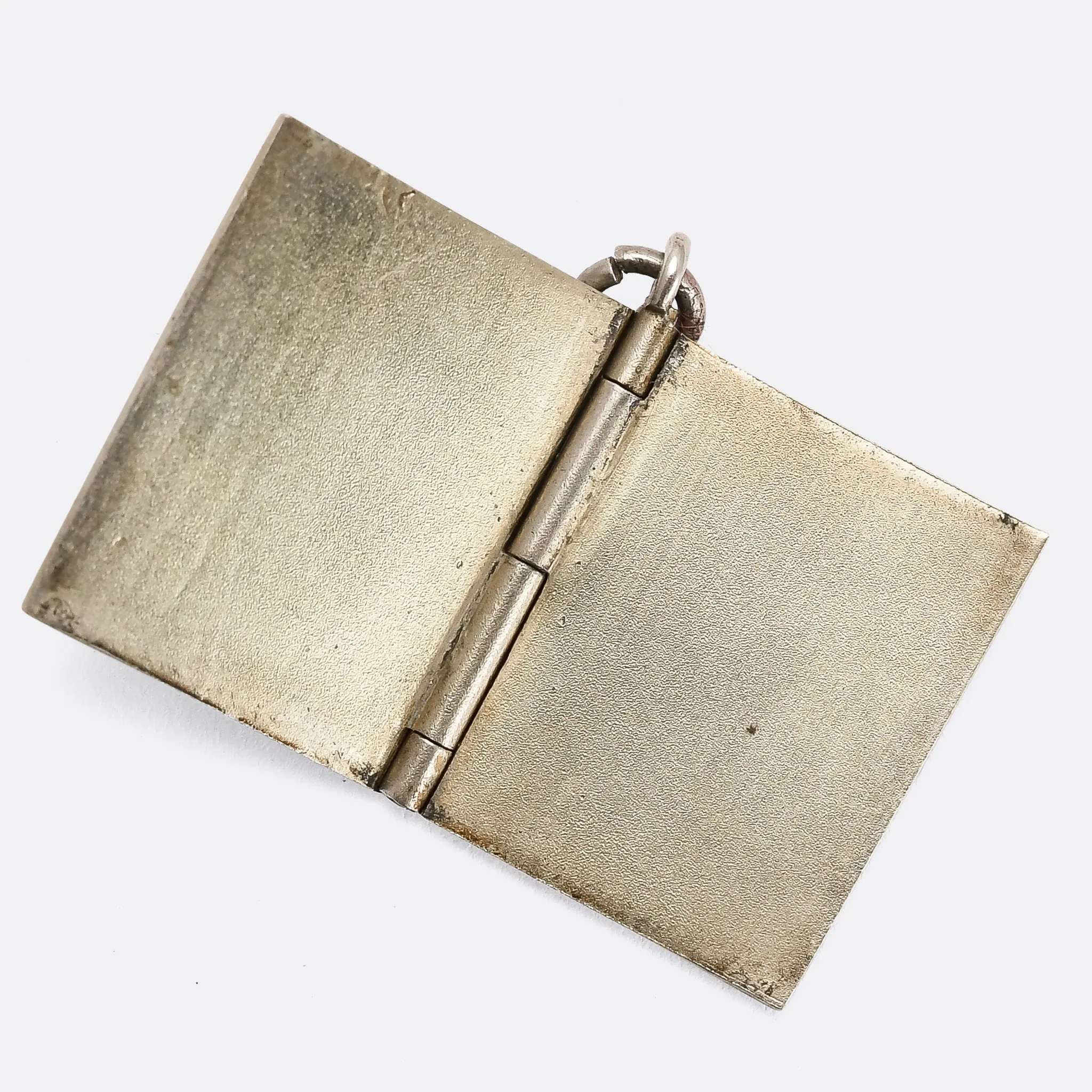 Victorian "Language of Flowers" Book Locket Charm