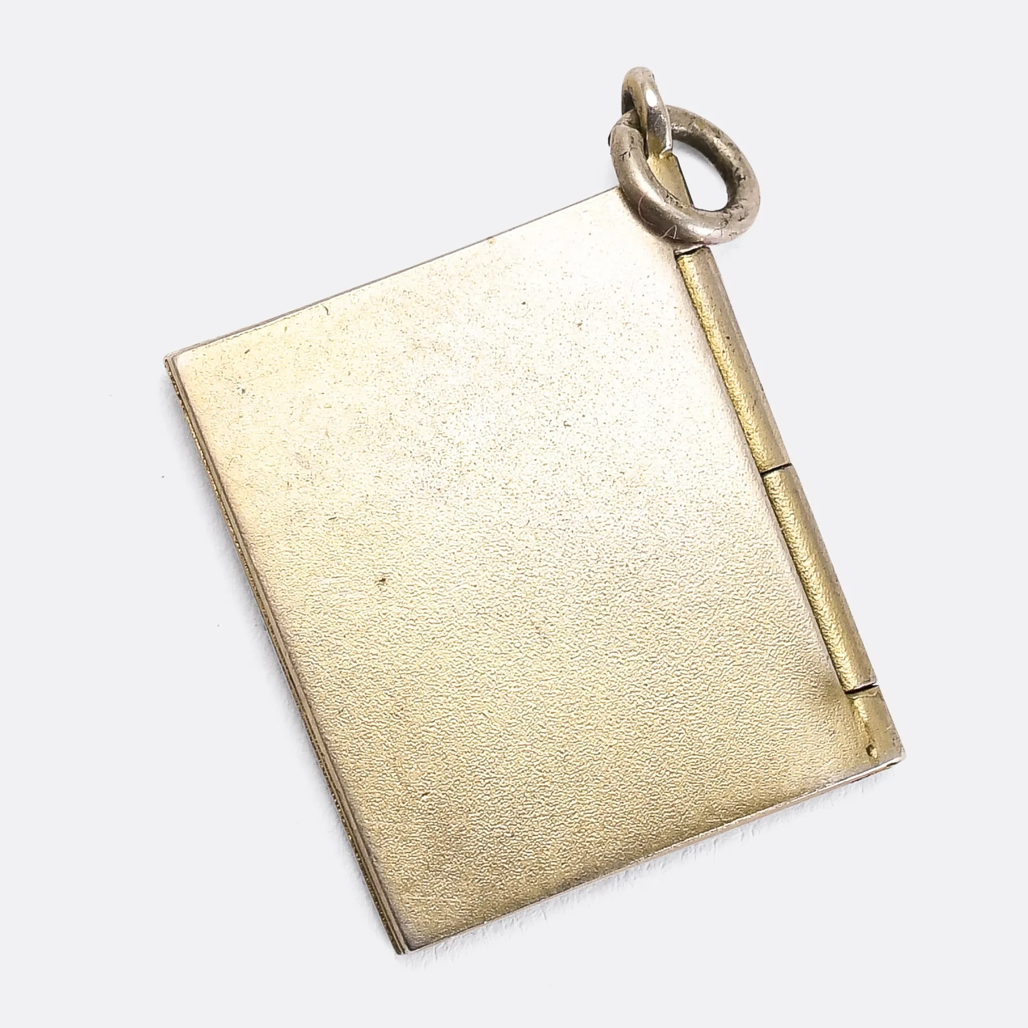 Victorian "Language of Flowers" Book Locket Charm