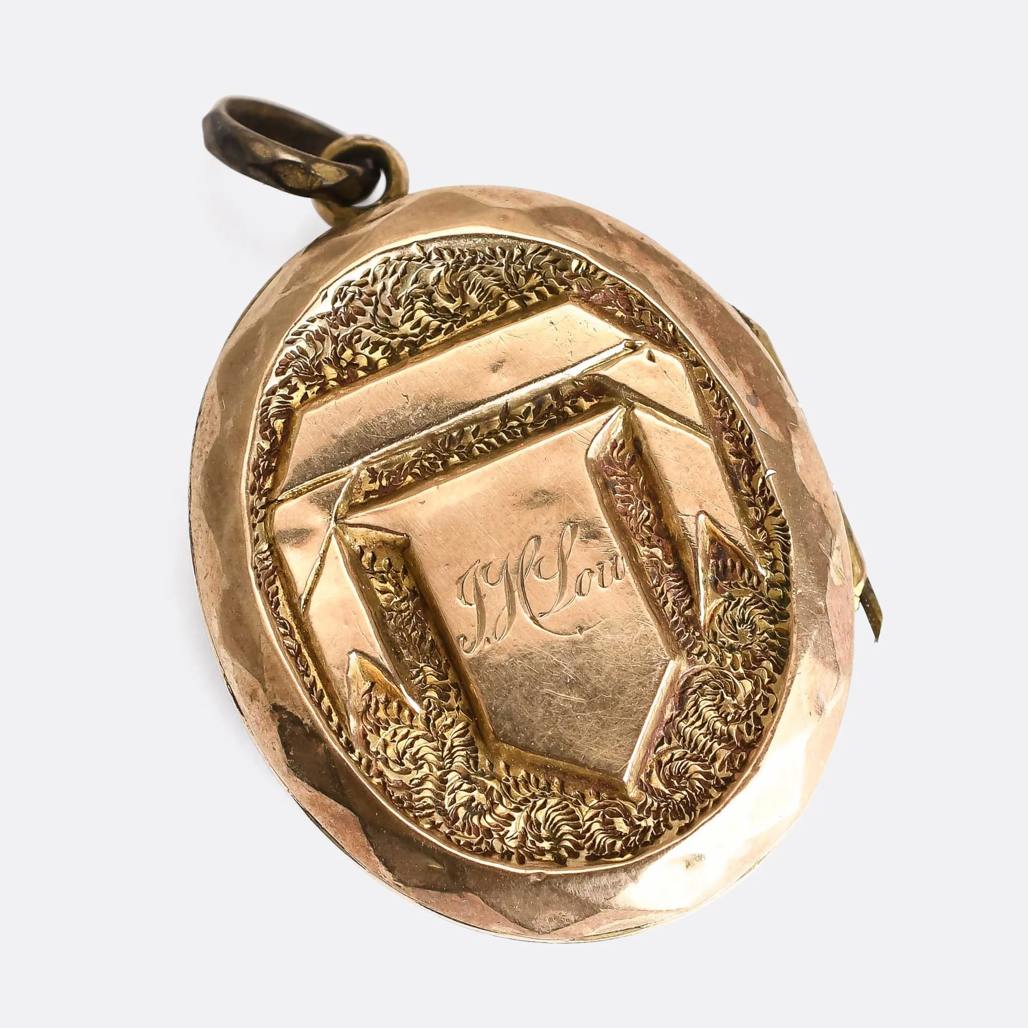 Victorian "Yours Forever" Gold Locket