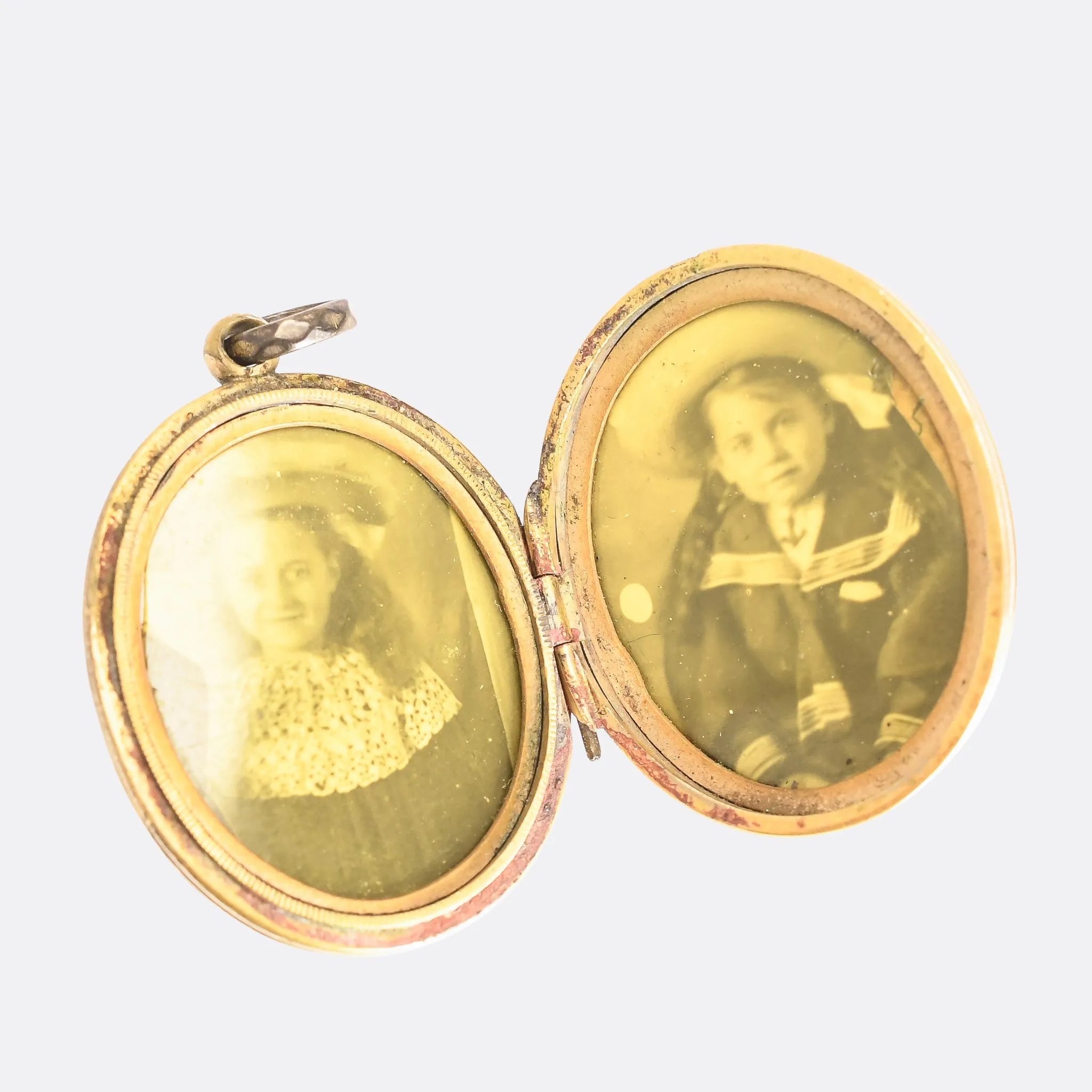 Victorian "Yours Forever" Gold Locket