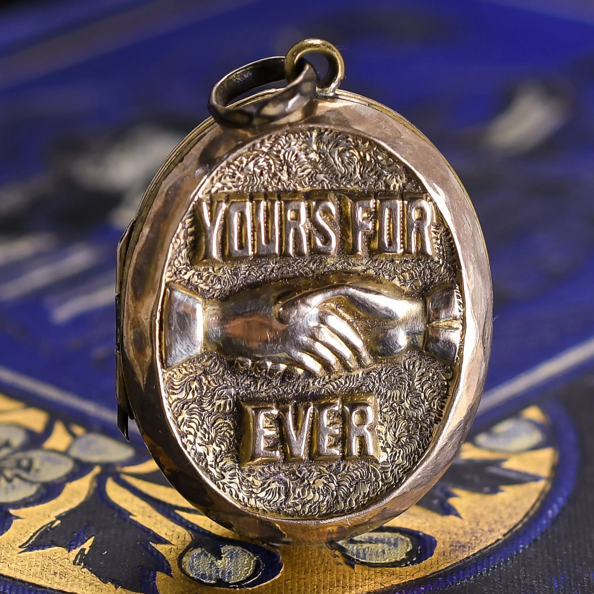 Victorian "Yours Forever" Gold Locket