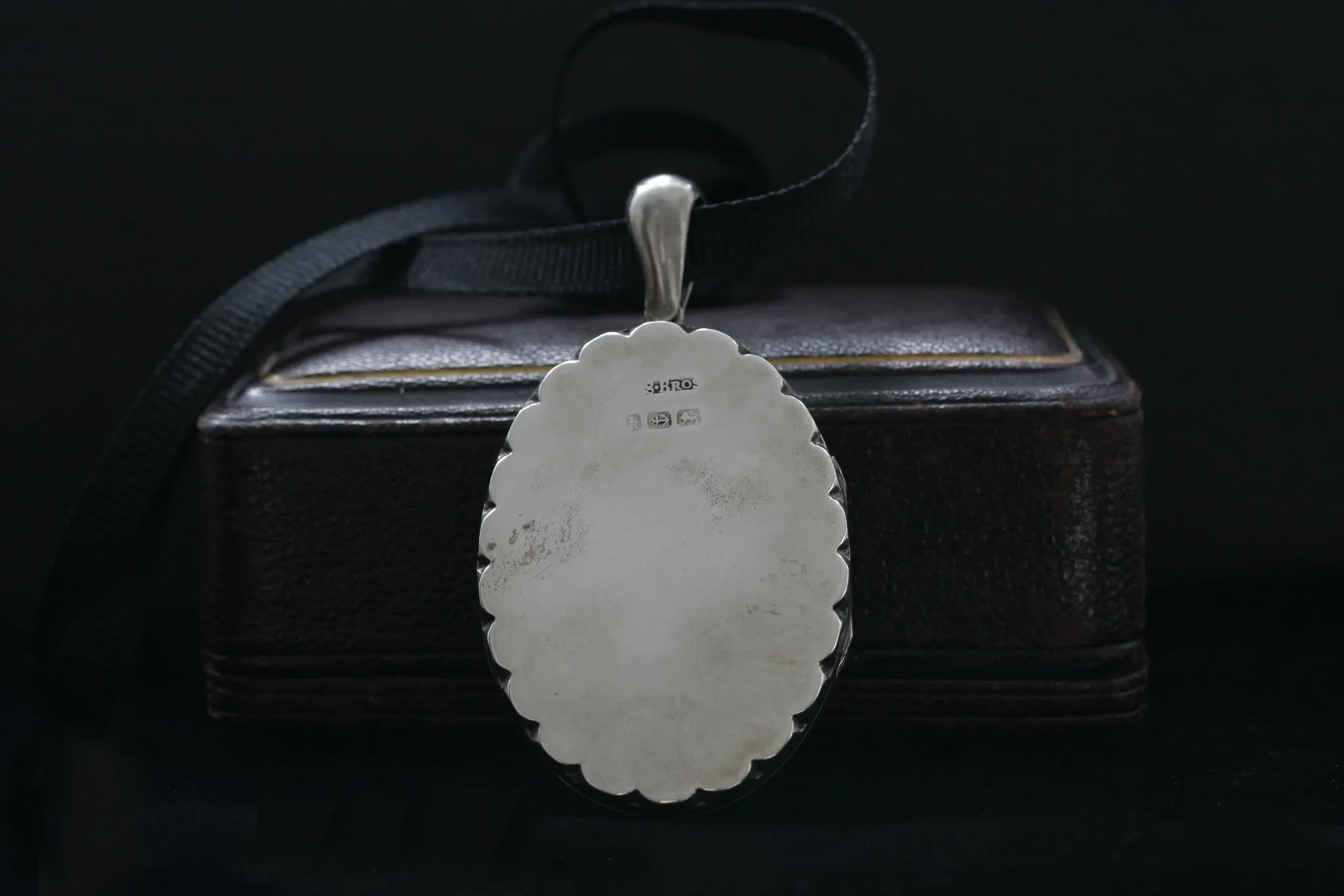 Victorian Sterling Silver Floral Locket