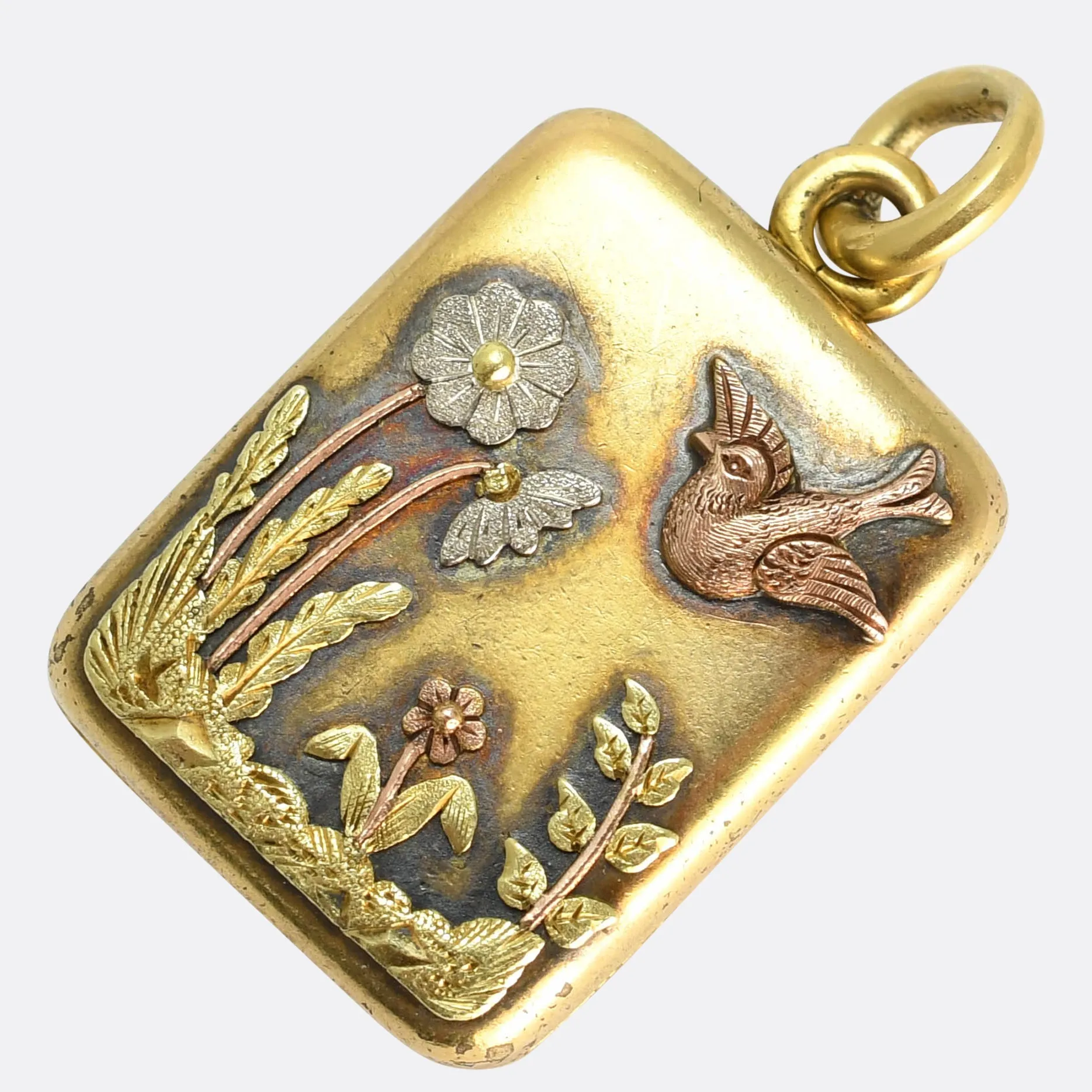 Victorian Three-Tone Gold Aesthetic Locket