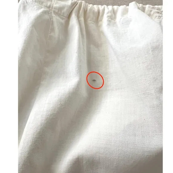 Vintage VICTORIAN Ivory Cotton Split Bloomers Pantaloons with Eyelet Lace Trim-M